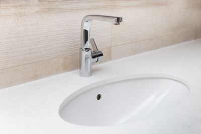 Undermount Sinks are Easier to Clean Because Debris Does Not Get Caught in the Lip!